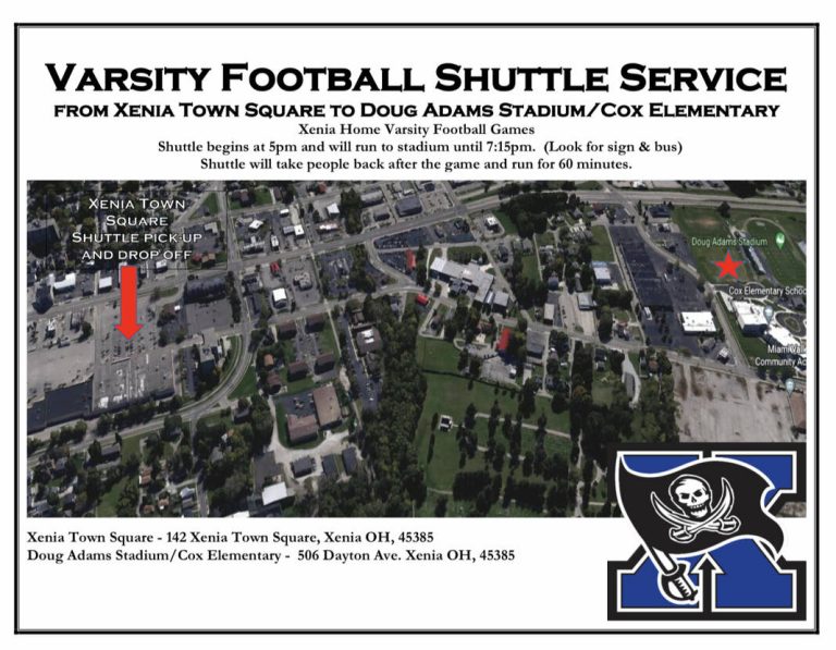 Xenia athletics announces football opener logistics