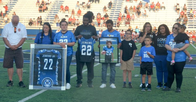 Jenkins Jr., 11, remembered, honored by Xenia athletics